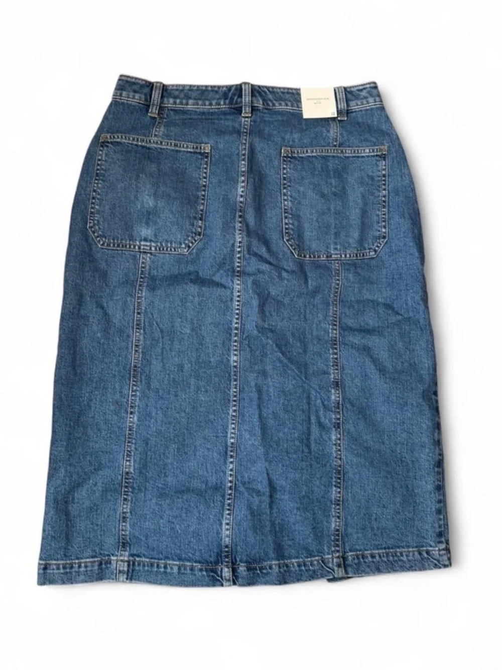 banana republic factory denim pencil skirt